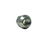 Open End Bulge Lug Nut 1/2" Thread 3/4" Hex 0.84" Length Chrome