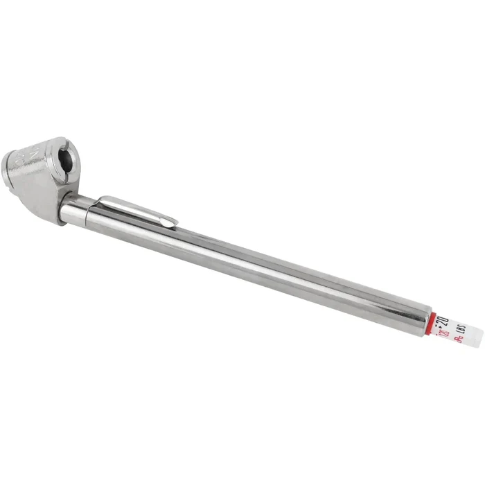 Milton Angled Dual Foot Pencil Air Gauge 20-120 PSI Tire Pressure Gauge