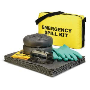 Universal Small Spill Response Kit Portable Emergency Spill Cleanup Kit