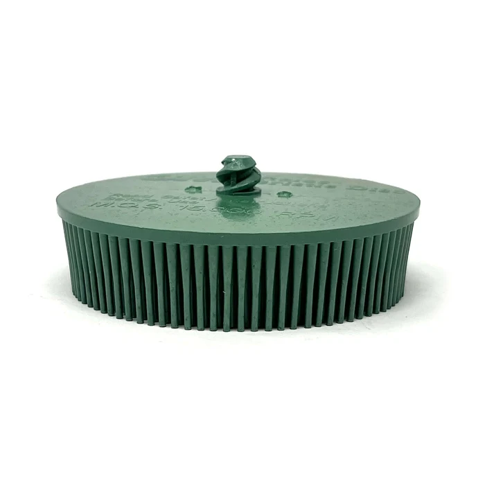 Scotch-Brite Roloc Bristle Disc 3 Inch x 5/8 Inch Tapered Coarse 10 Pack