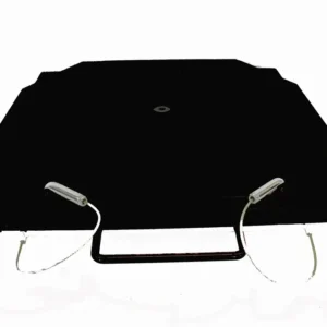 Carbon Steel Turnplate Set 2 Plates 4500 lb Capacity with Handles