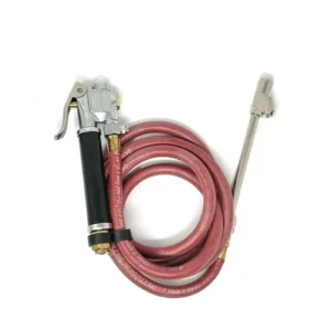 Manual Tire Inflator Gauge Dual Chuck 6ft Hose 10-150 PSI