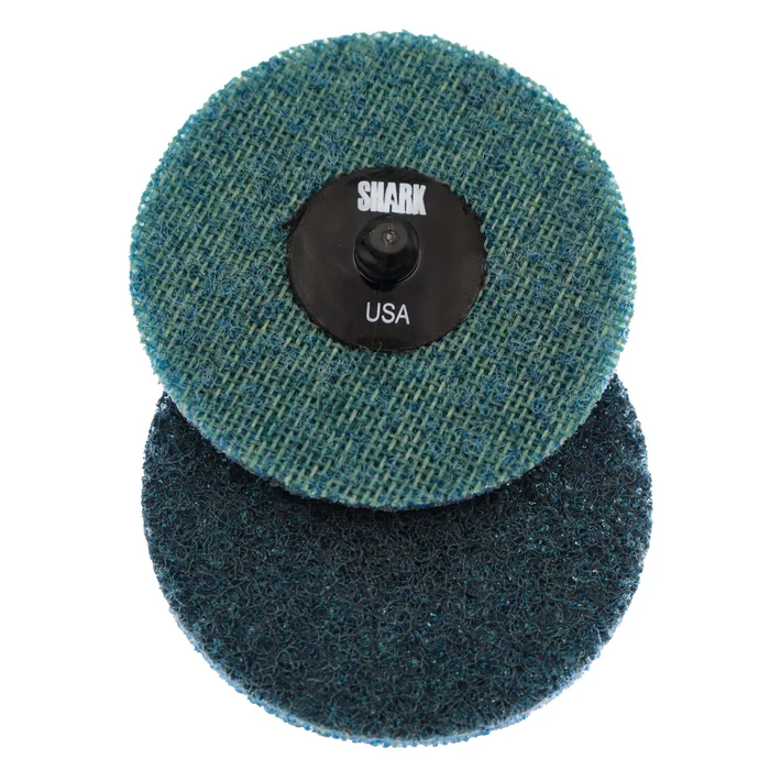 3" Blue Surface Conditioning Disc 25 Pack Roloc Twist Lock Made in USA