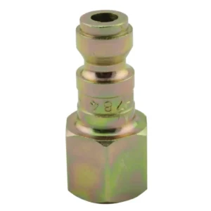 Air Plug Fitting T-Style 1/4" FNPT 300 PSI 40 SCFM Industrial Air Coupler