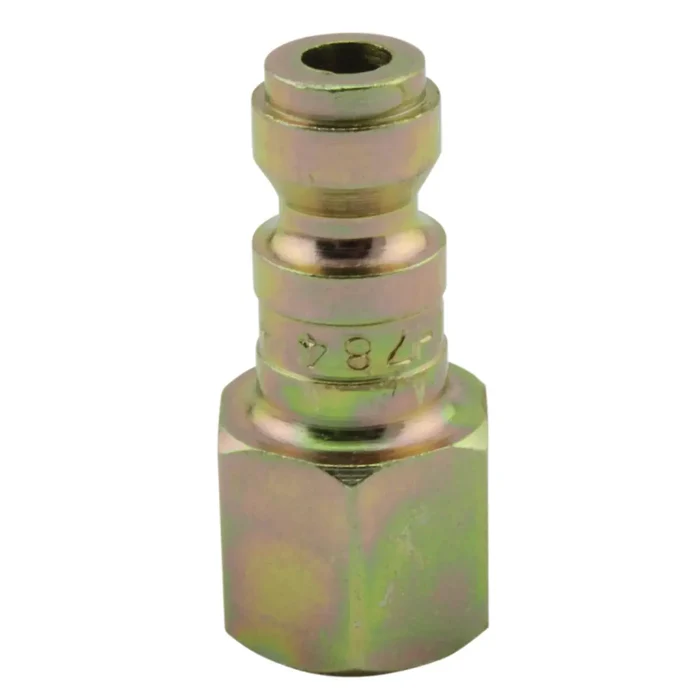 Air Plug Fitting T-Style 1/4" FNPT 300 PSI 40 SCFM Industrial Air Coupler