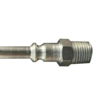 Air Plug Fitting L-Style Lincoln 1/4" MNPT 300 PSI 32 SCFM