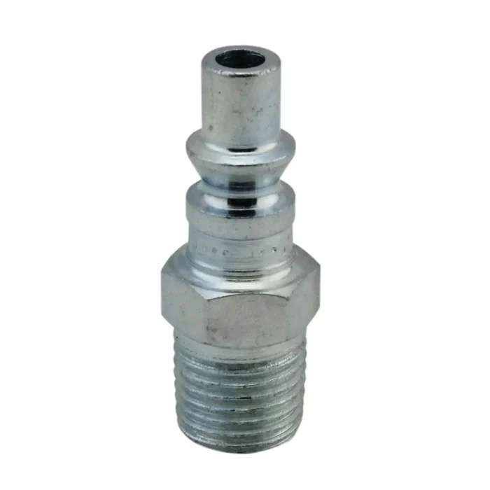 Air Plug Fitting A-Style 1/4" MNPT 300 PSI Steel