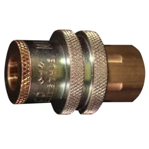 Air Coupler Fitting T-Style 1/4" FNPT Sleeve Ring 40 SCFM 300 PSI