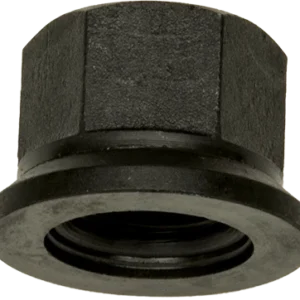 2pc Flange Nut Uni-Mount Metric M22-1.5 Thread M33 Hex 8 Grade