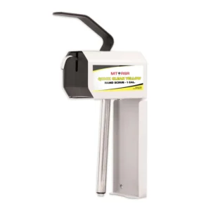 Wall Mount Dispenser for 1 Gallon Quick Clean Yellow Hand Scrub