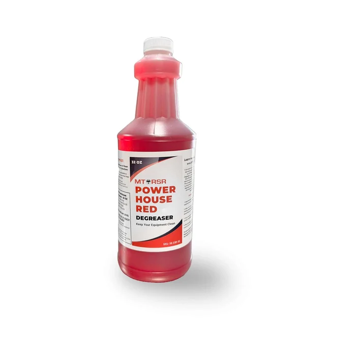 MT-RSR Powerhouse Red Degreaser 32 oz Spray Bottle Heavy Duty Concentrated Cleaner