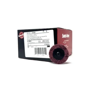 3M Scotch-Brite Roloc Surface Conditioning Disc 2" Medium Maroon 07481 4 Boxes