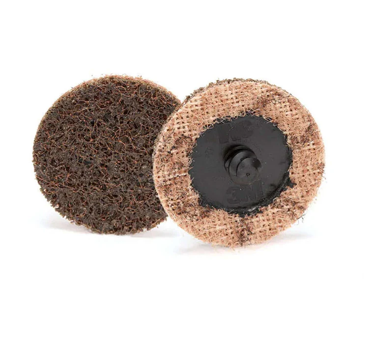 3M Scotch-Brite Roloc 07480 Surface Conditioning Disc 2" Coarse TR Brown 4 Boxes