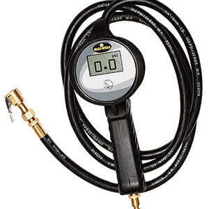 Digital Air Inflator Gauge 0-175 PSI 6 ft Air Hose Clip Chuck Rubber Sleeved MAX-WELL