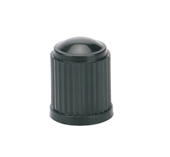 Black Plastic Valve Caps No O-Ring 100 Pack Tire Valve Stem Caps