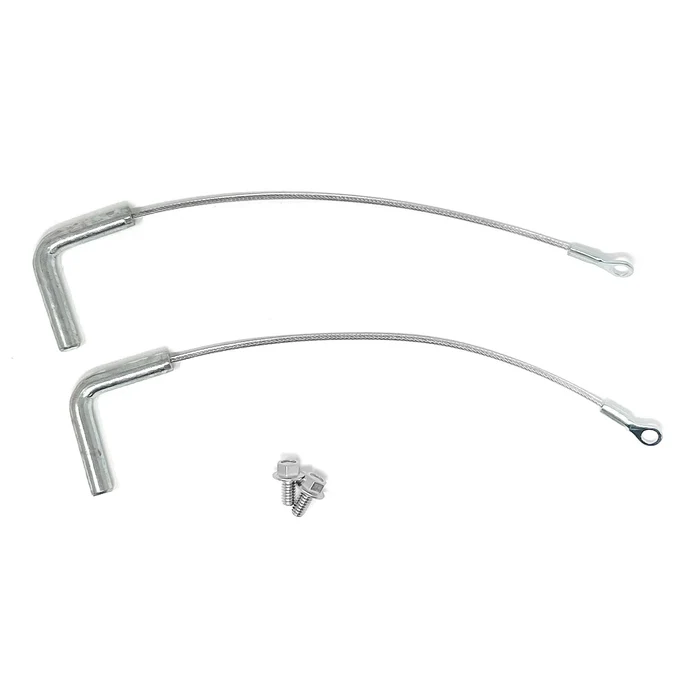 Wheel Aligner Turnplate Locking Pins with Cable and Hardware 2 Piece Set