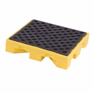 Drum Spill Containment Deck Pallet for 1 Drum 11 Gallon Sump 3000 lb Capacity