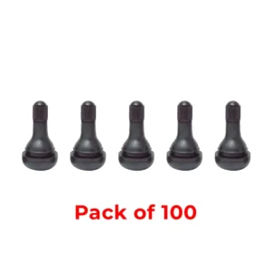 TR415 Snap-In Tire Valve 1.25" Height 100 Pack Made in USA