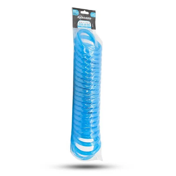 Avagard 1/4" x 15' Coiled Poly Air Hose 1/4" MPT 300 PSI Recoil Hose