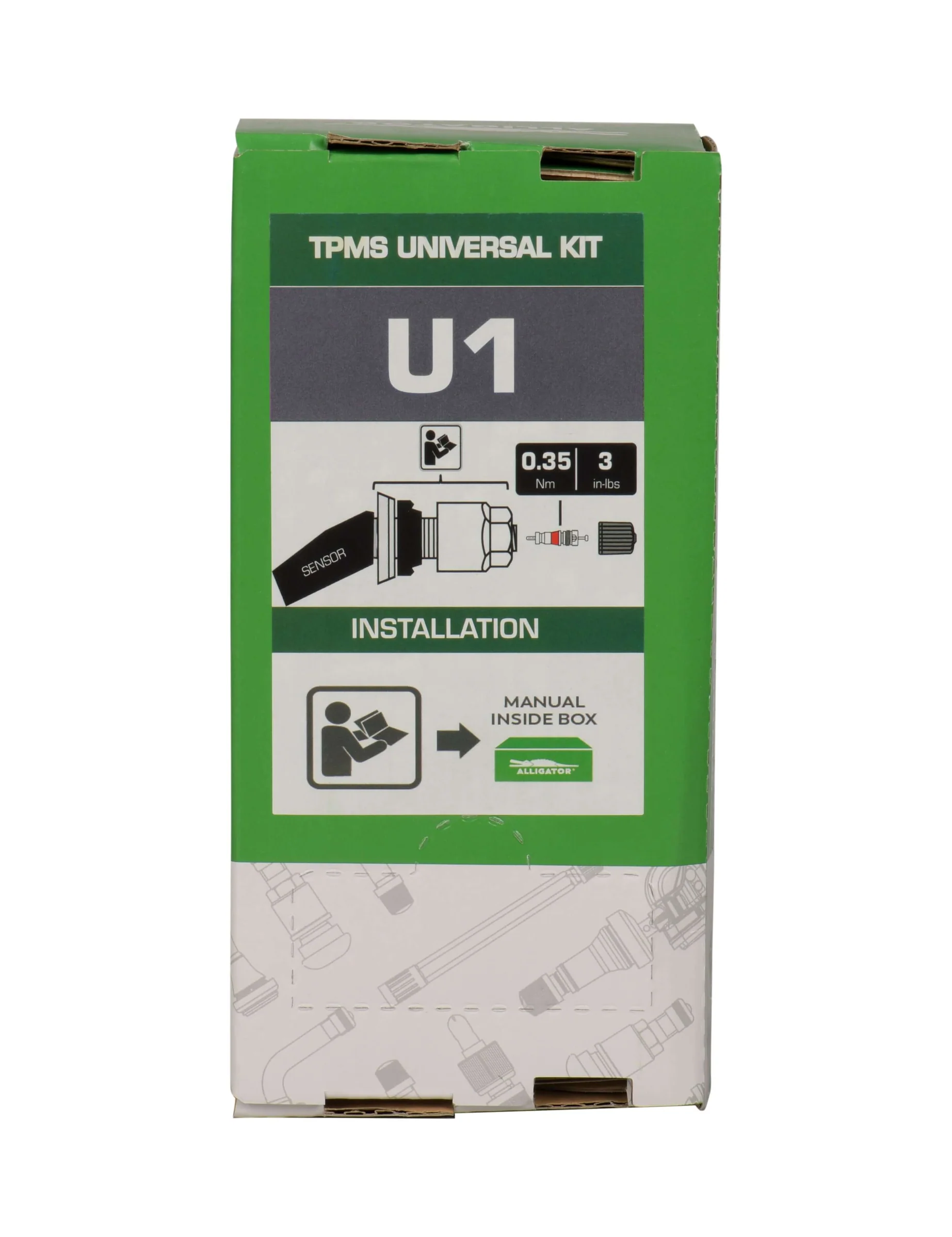 Alligator TPMS Service Kit U1 Universal Metal Valve Kit Box of 20