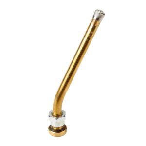 Brass Metric 115 MS Tire Valve 27 Degree Bend V3-20-6 ETRTO 25 Pack