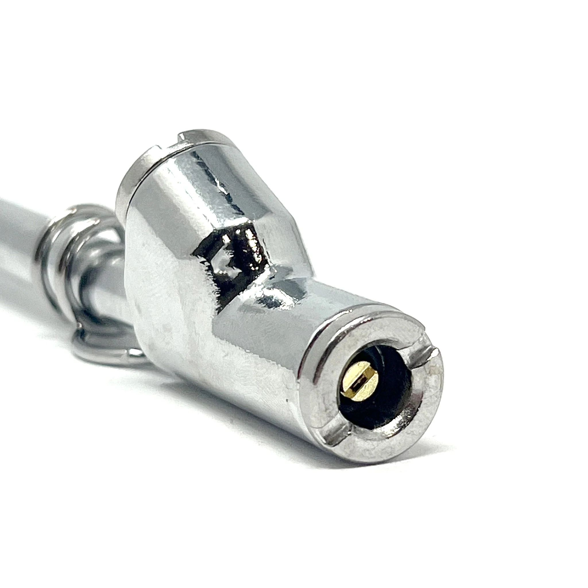 Straight-On Dual Foot Air Gauge 12" 10-150 PSI Chrome