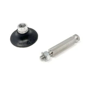 Quick Change Adapter 1/4-20 Threads with Roloc Holder and Nut