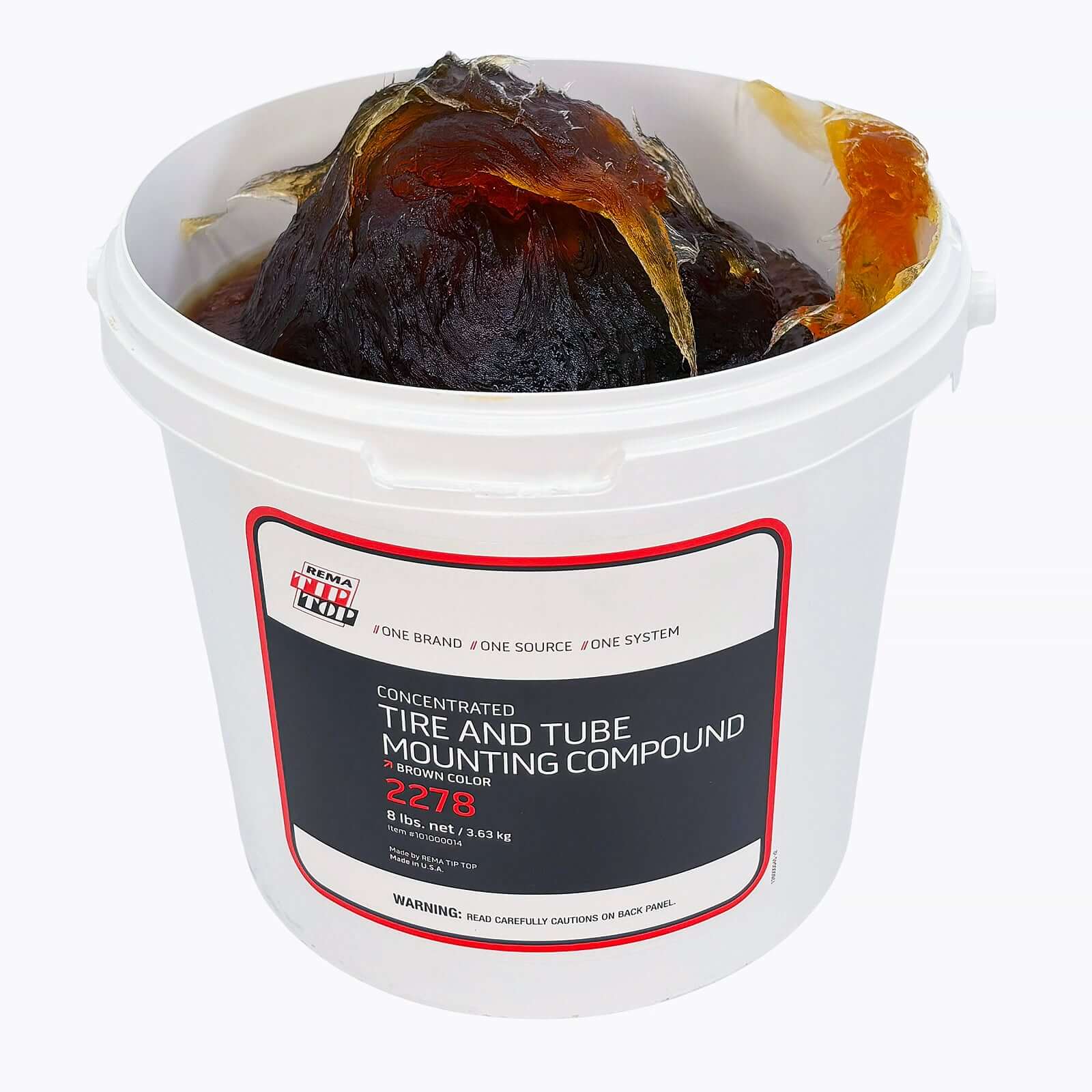 Rema 2278 Tire Mounting Lube Tire and Tube Mounting Compound Paste Brown 8 lb