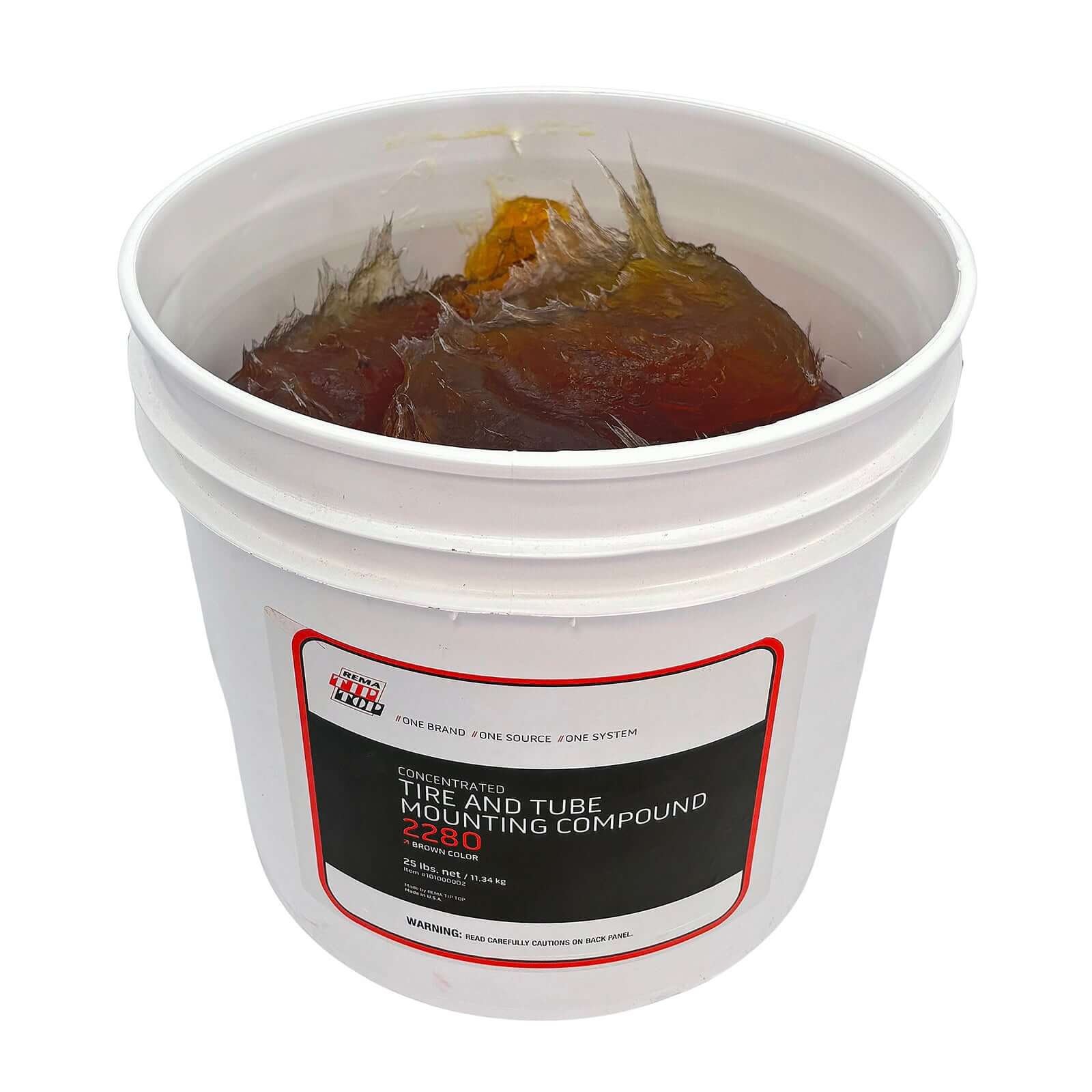 Rema 2280 Tire Mounting Lube Tire & Tube Mounting Compound Paste Brown 25 lb