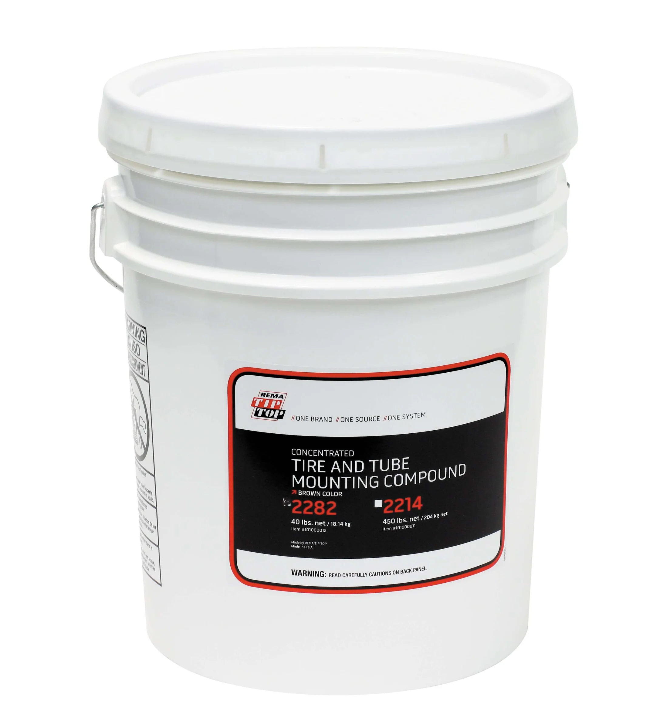 Rema 2282 Tire Mounting Lube Paste Tire and Tube Mounting Compound Brown 40 lb