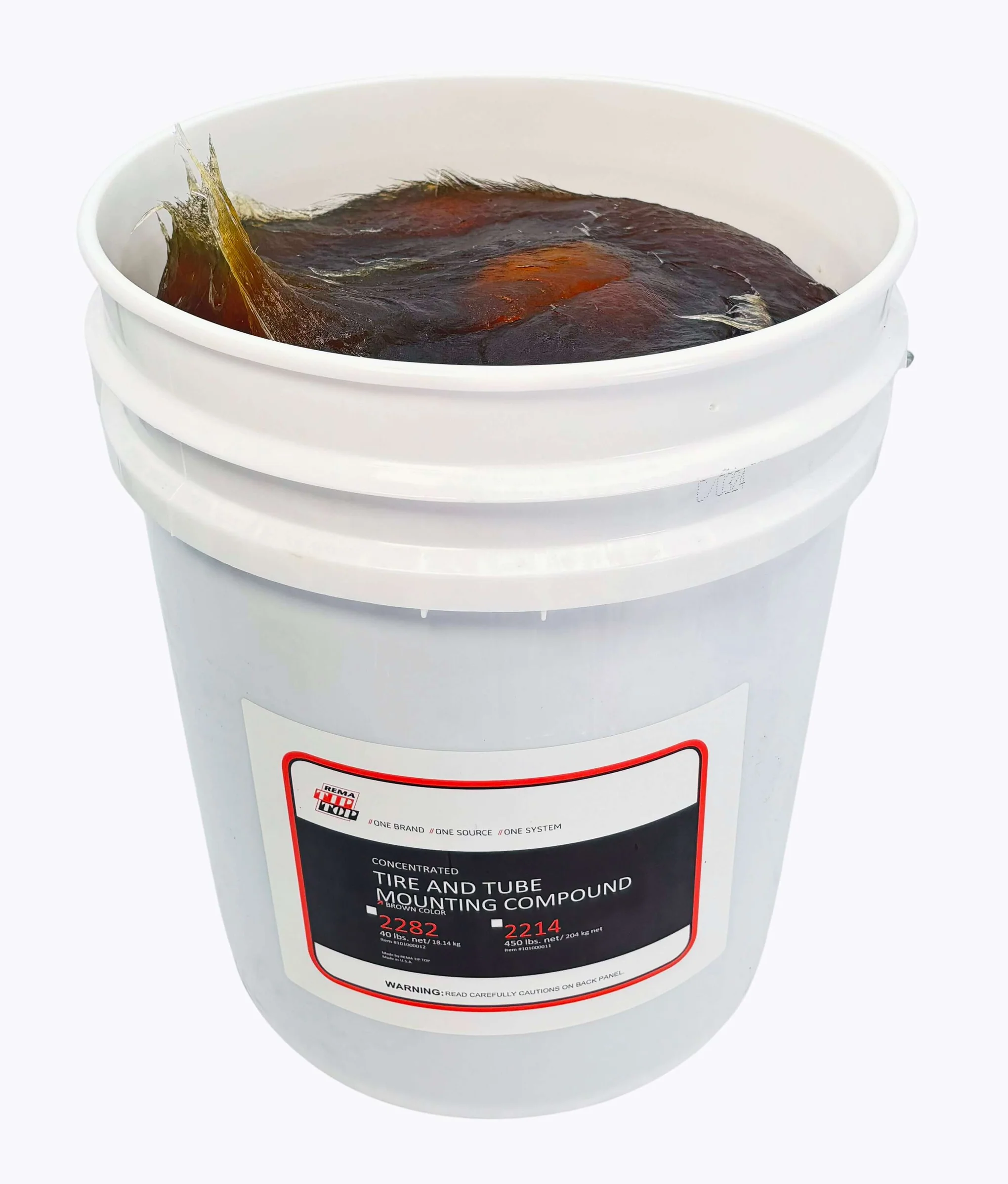 Rema 2282 Tire Mounting Lube Paste Tire and Tube Mounting Compound Brown 40 lb