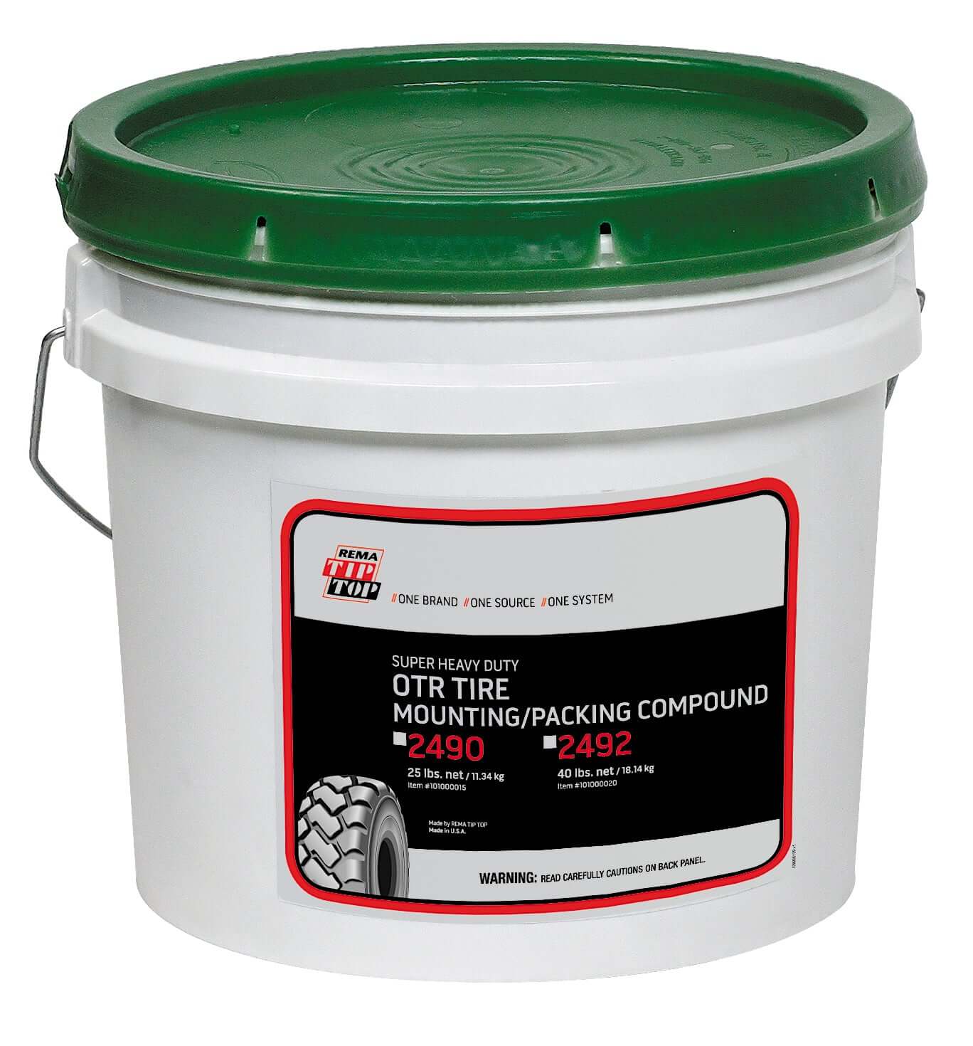 Rema 2490 Tire Mounting Lube Paste OTR Tire Mounting Compound 25 lb