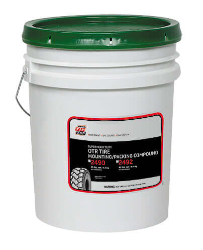 Rema 2492 OTR Tire Mounting Lube Paste 40 lb Green Lid