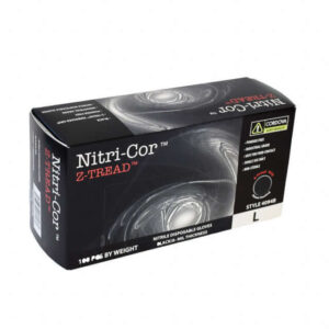 6mil Nitrile Gloves Z-Tread Textured Powder Free Small 100 Count