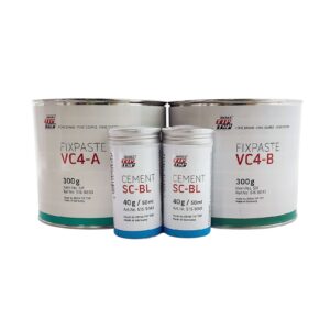 Vulcanizing Compound 300 gm A & B with 40 gm Blue Cement REMA TIP TOP