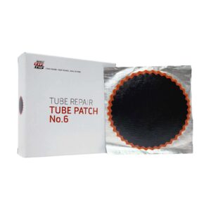 Rema 6 Tube Patch 4" Round Red Edge 10 Box Feather Edge