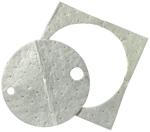 3M Universal Sorbent Pad Heavy Duty Drum Cover and Skirt 25 PK