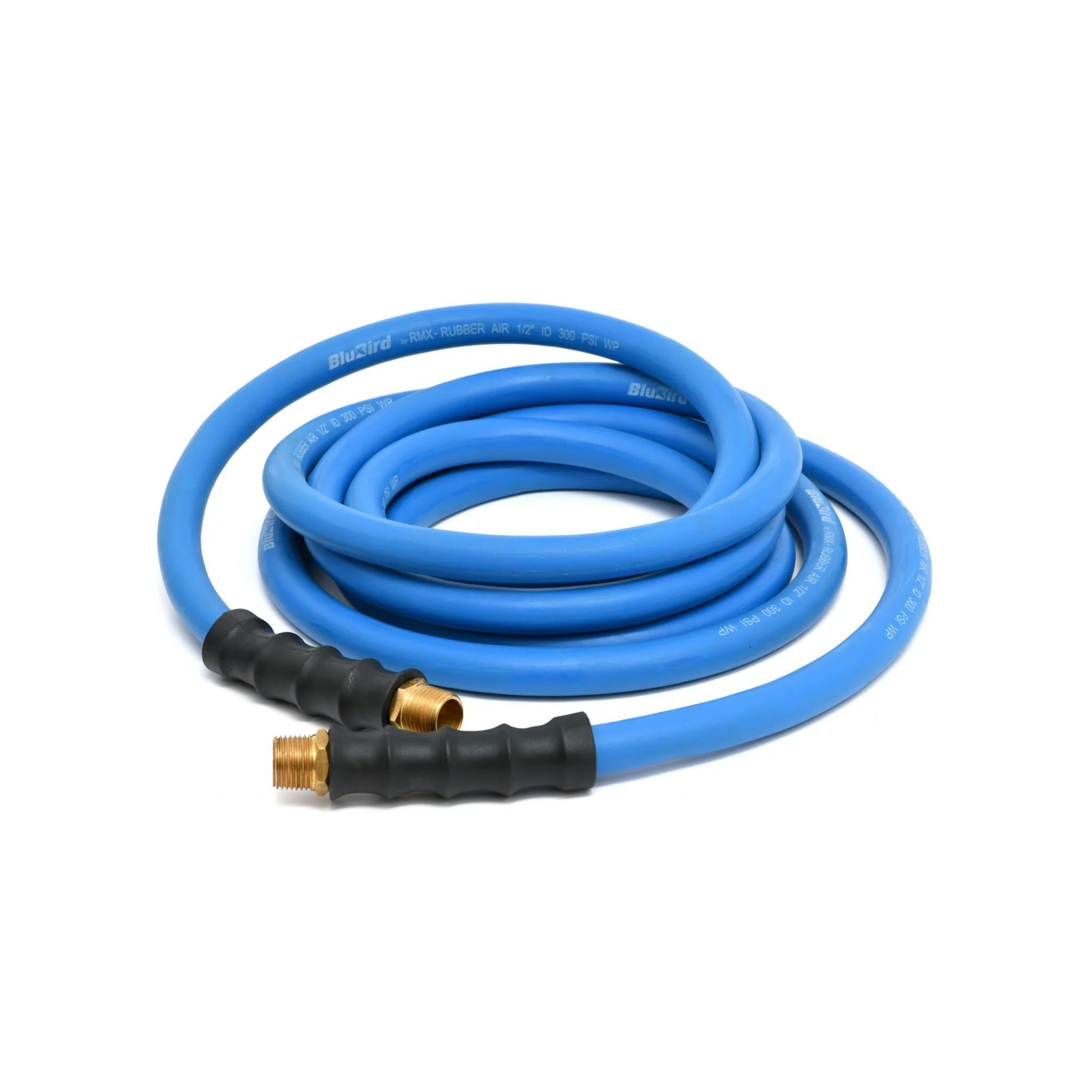 Blu-Bird Air Hose 1/2" x 25ft 2 x 1/2" Male NPT with 3/8" Reducers