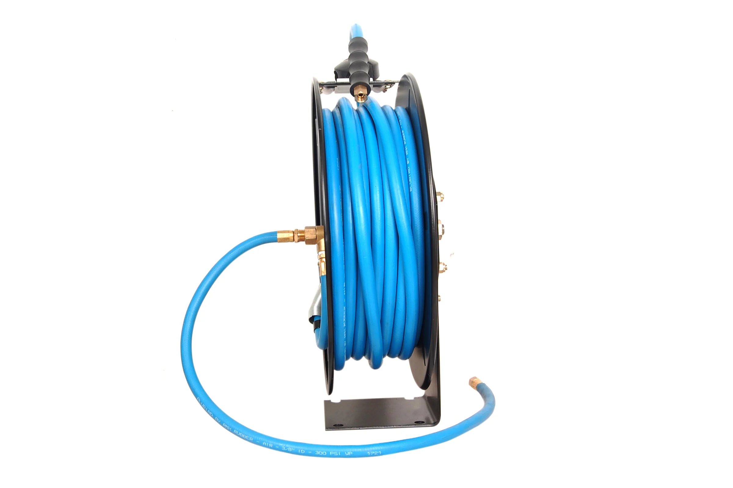 Blu-Bird Air Hose Reel 3/8" x 50' 3/8 MPT with 1/4" Reducer 300 PSI