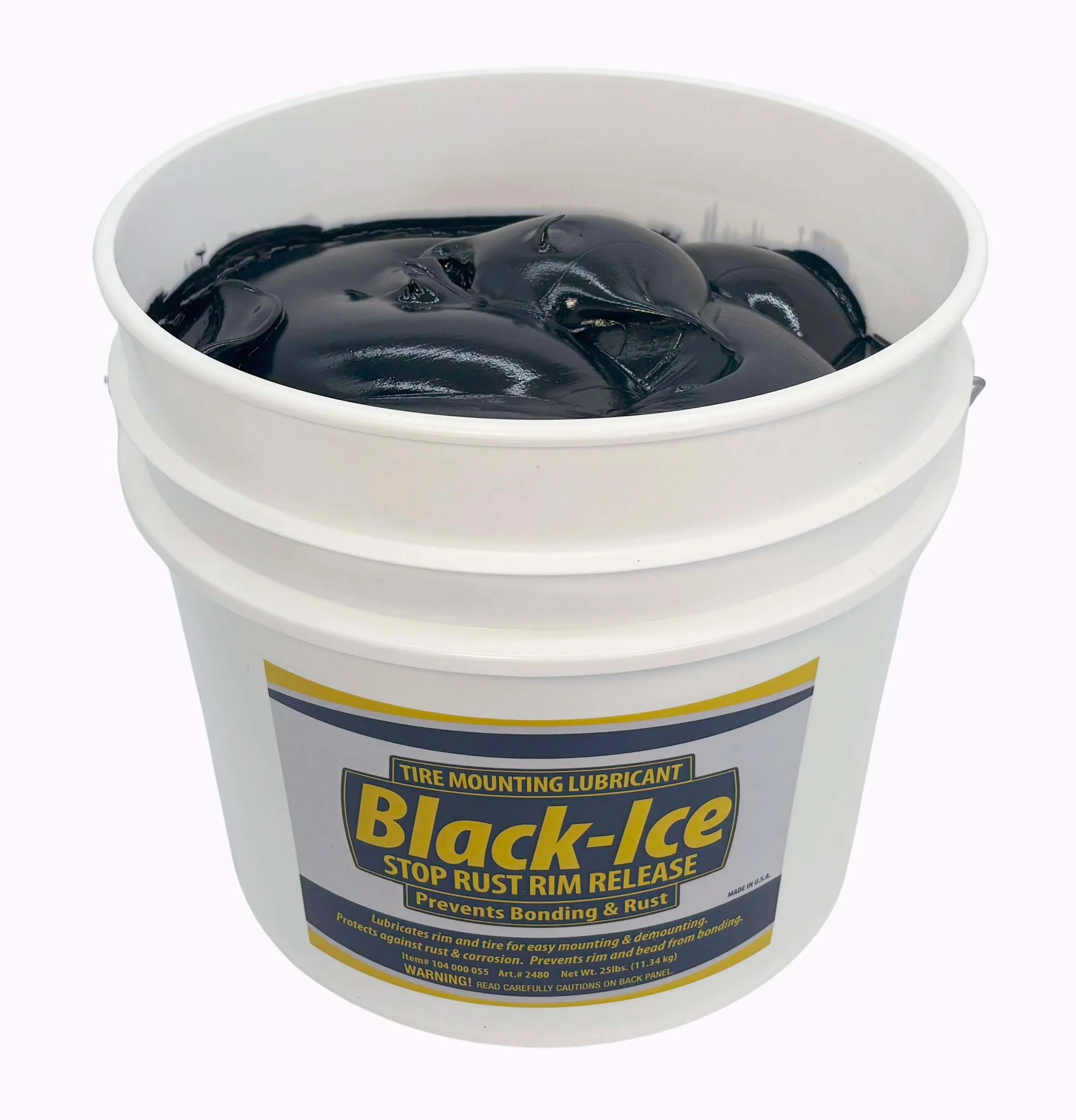 Rema 2480 BLACK-ICE Tire Mounting Lube Paste No Rust Rim Release 25 lb