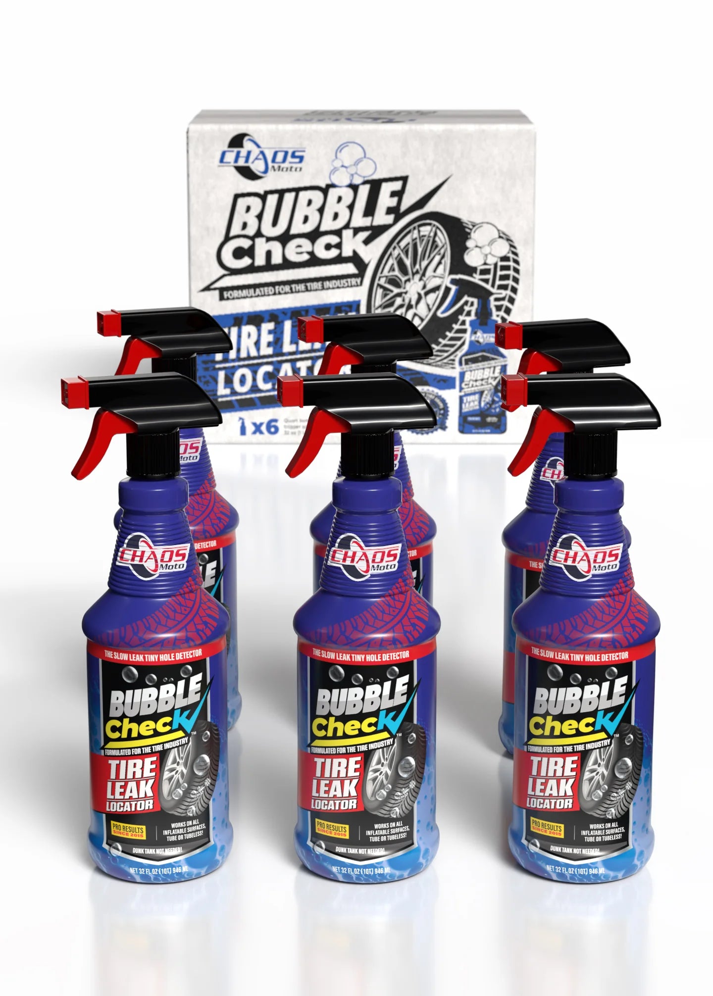 Bubble Check Tire Leak Detector 32oz Trigger Sprayer Case of 6