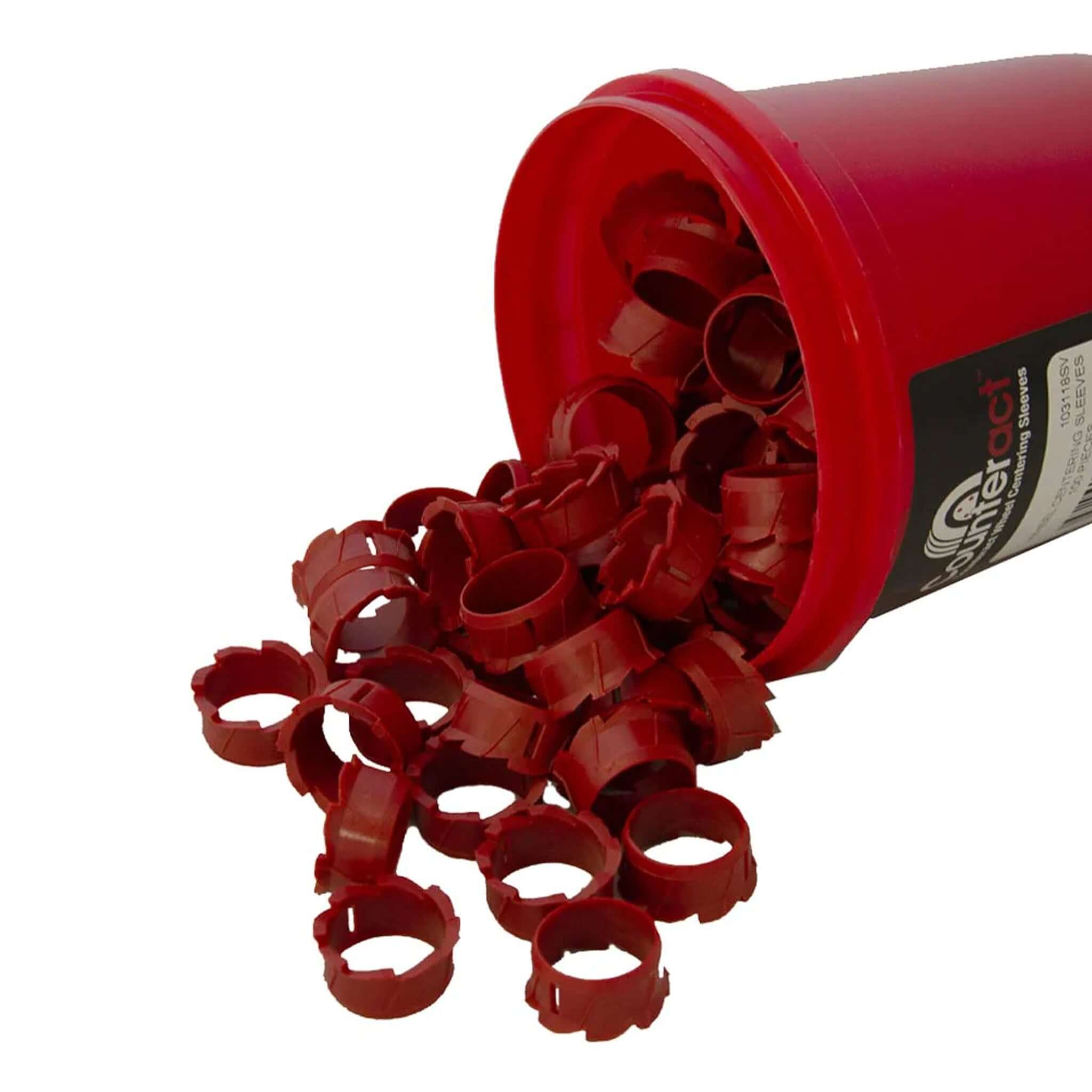 CounterAct Centering Sleeve Bucket 100 Piece 22mm Wheel Centering System