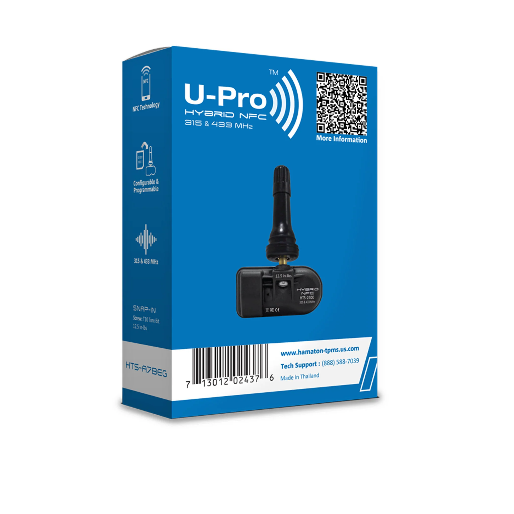 Hamaton U-Pro NFC Universal TPMS Sensor Single Valve