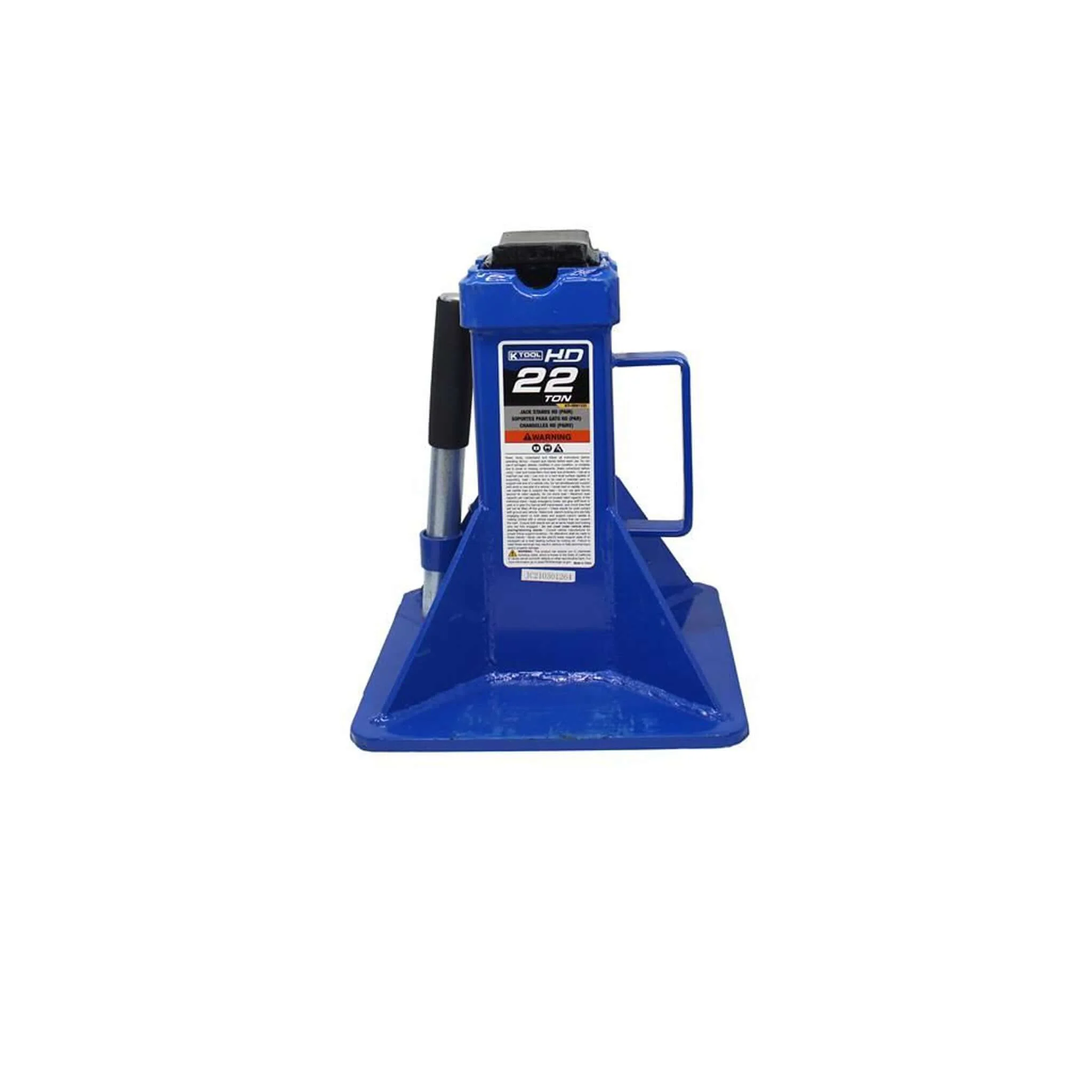K-Tool 22 Ton Heavy Duty Pin Style Jack Stands Pair 11.825" to 19.75"