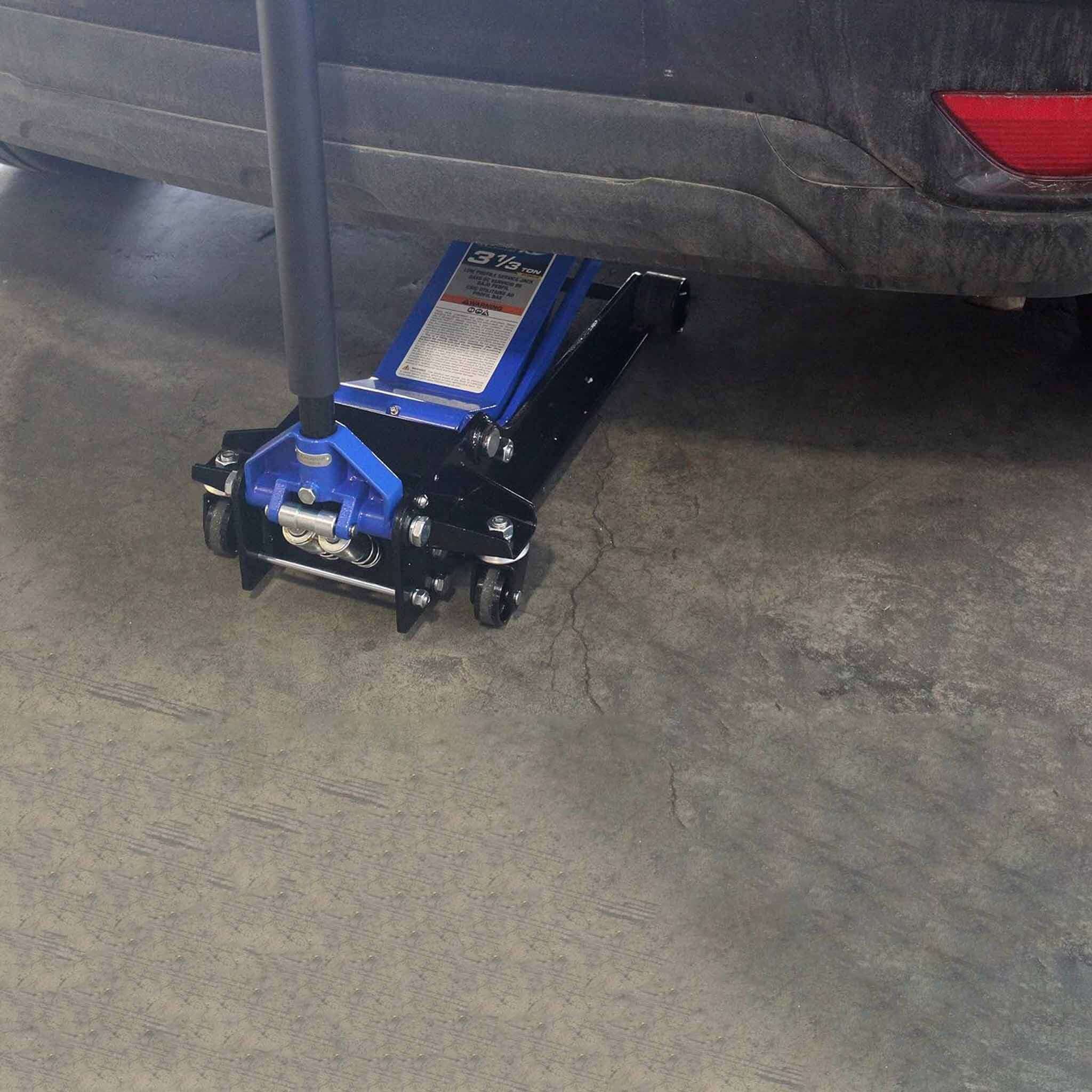 K-Tool 3.33 Ton Low Profile Floor Jack 3.5" to 21.375" Lift Range