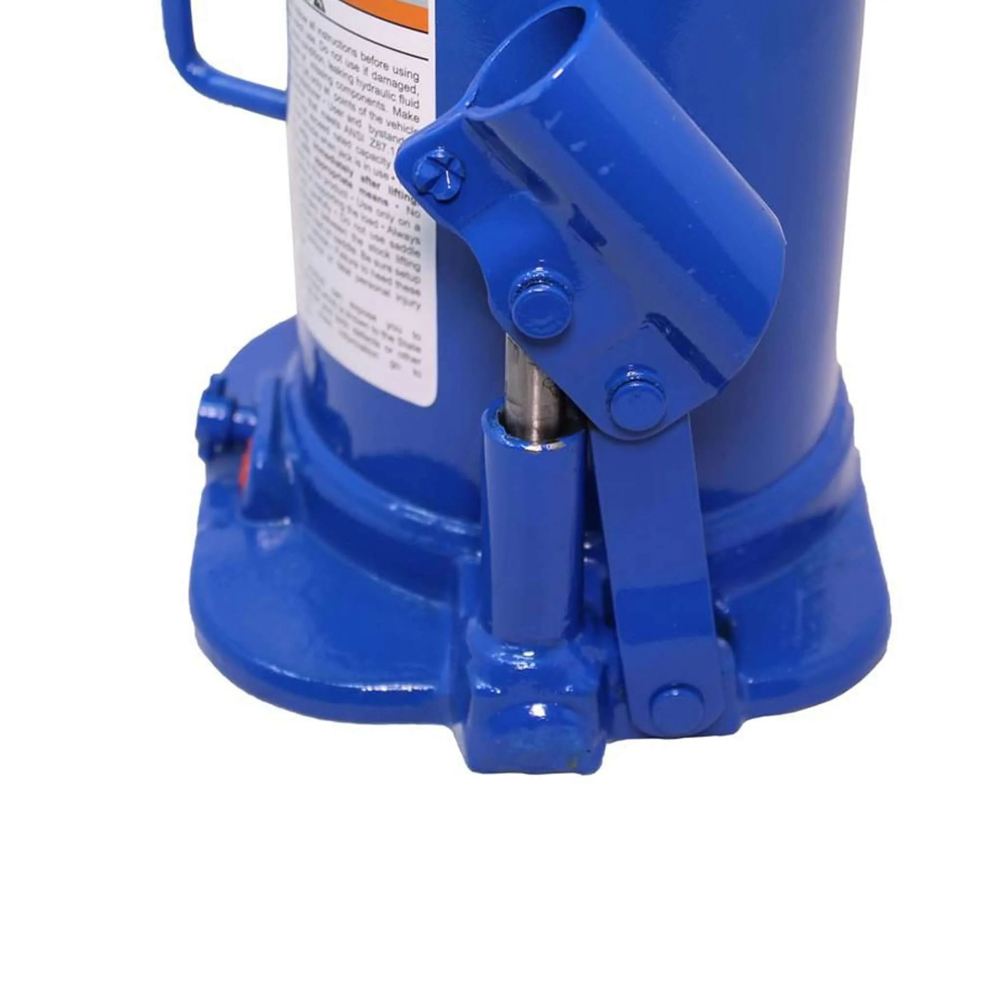 K-Tool 20-Ton Bottle Jack Welded 9.6" - 16.65" Lifting Range