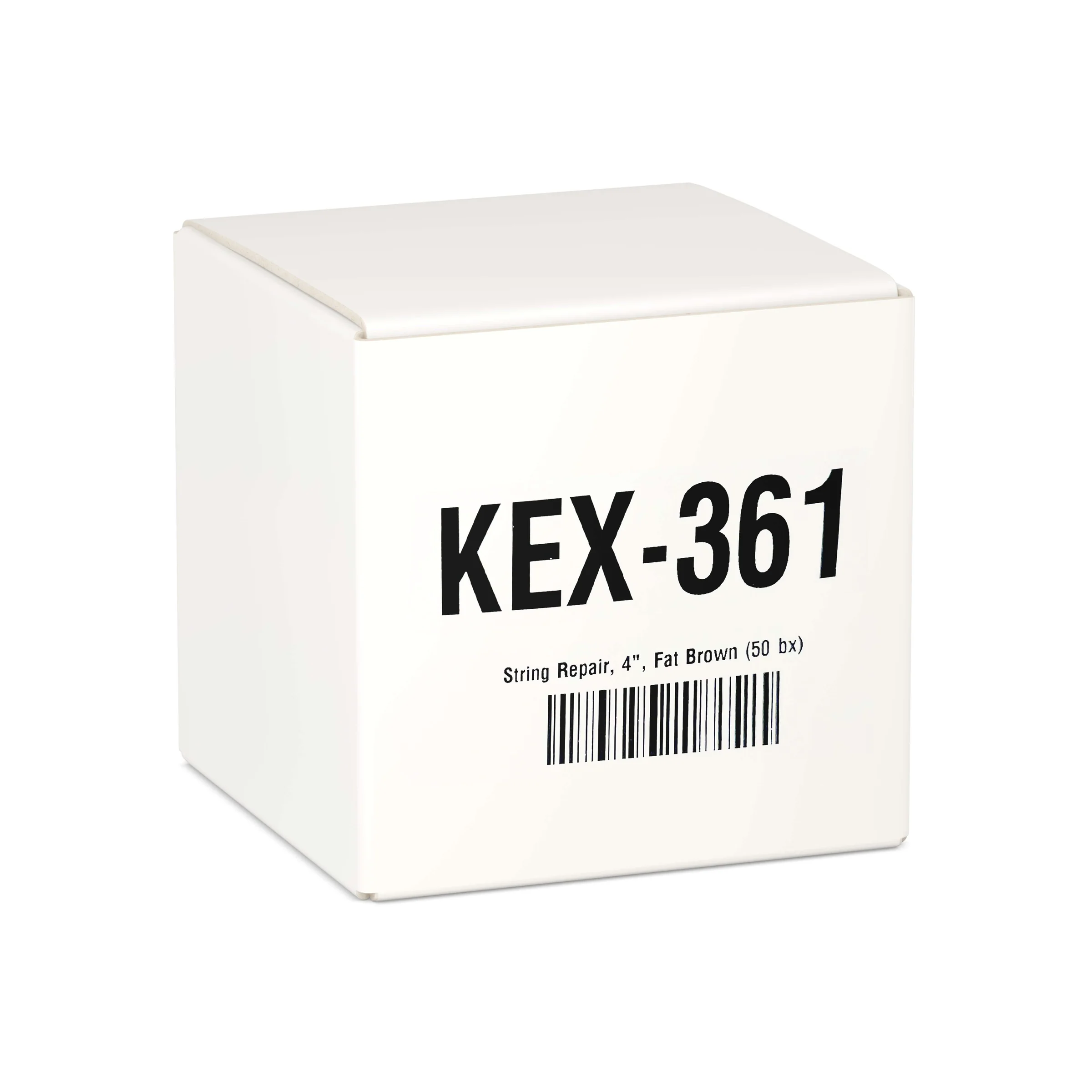 Kex 361 Tire Repair Strings 4 Inch Fat Brown Rubber Impregnated 50 Pack