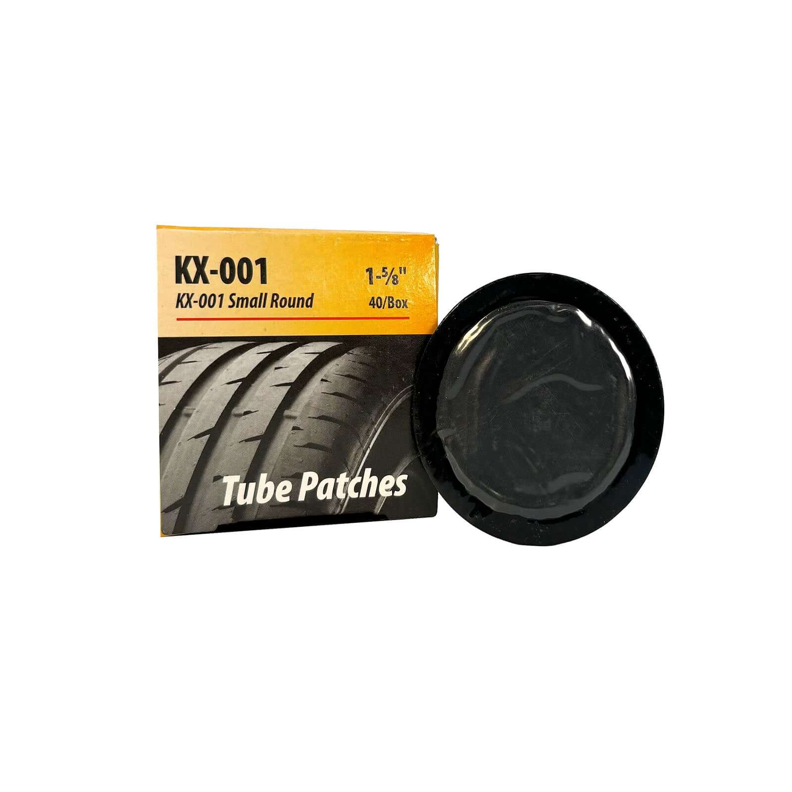 Kex 001 Tube Patch 1-5/8" Round Rubber Repair Patch 40 Box
