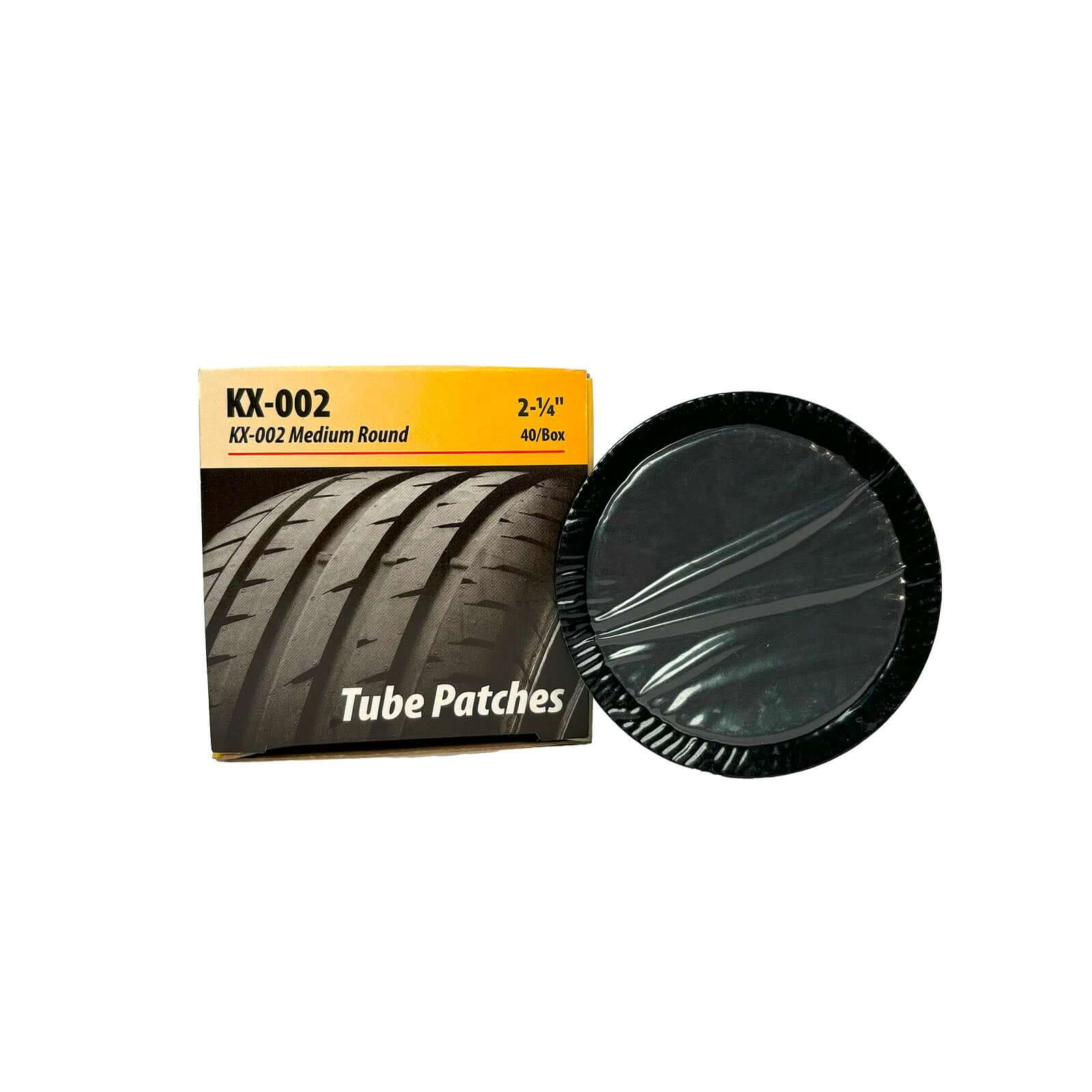 Kex 002 Tube Patch 2-1/4 Inch Round 40 Pack