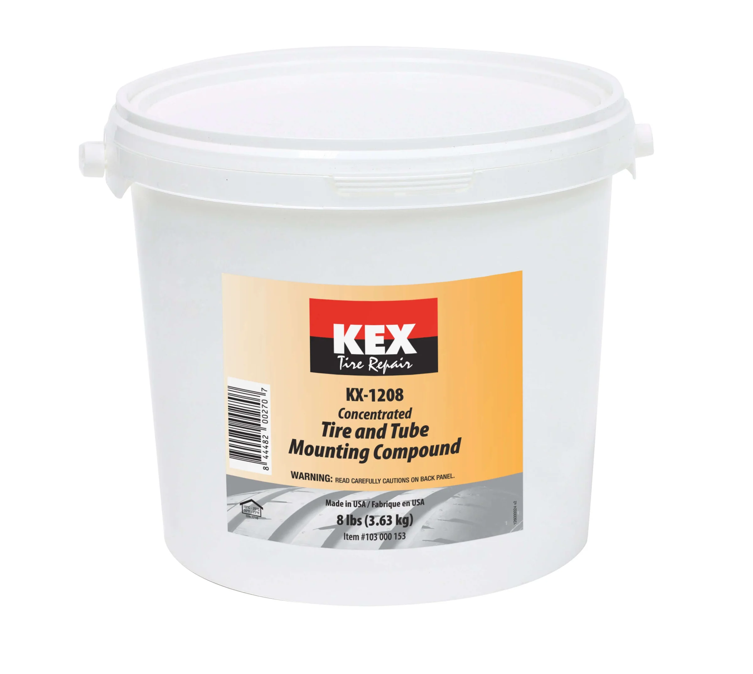 Tire Mounting Lube Tire and Tube Mounting Compound Paste REMA Style Brown 8 lb